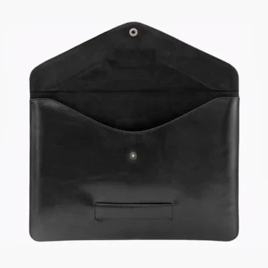 Dazzlo Leather Laptop Sleeve - Dark Brown/Brown/Black