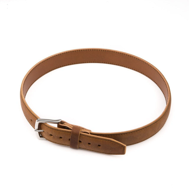 Dazzlo Leather Tow Belt - Full Grain Triple Layer - Black/Chestnut/Dark Coffee Brown/Tobacco - 30