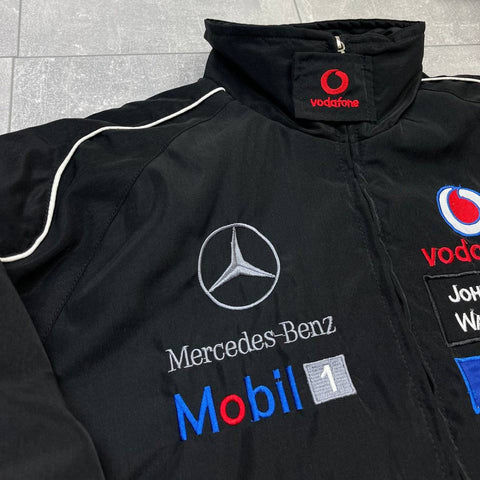 Black Mercedes Vintage Racing Jacket