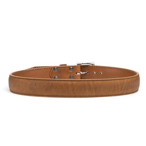 Dazzlo Leather Tow Belt - Full Grain Triple Layer - Black/Chestnut/Dark Coffee Brown/Tobacco - 30" / 32" / 34" / 36" / 38" / 40" / 42"