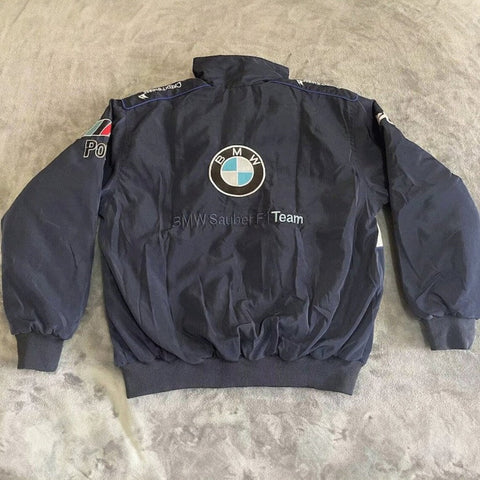 Blue/White BMW Vintage Racing Jacket