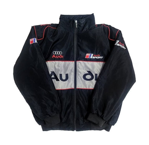 Black Audi Vintage Racing Jacket